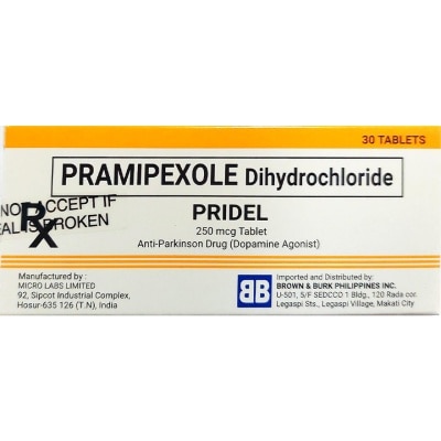 PRIDEL - PRIDEL 250mcg Film Coated Tablet [PRESCRIPTION REQUIRED]