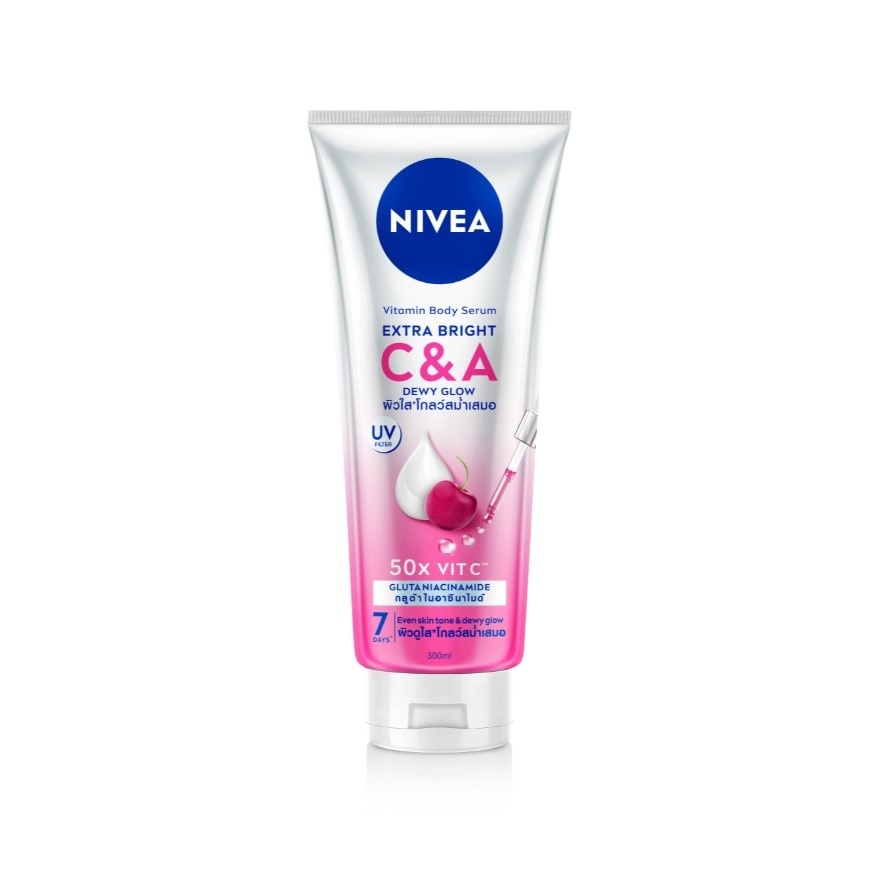 NIVEA Extra Bright Body Serum Lotion Gluta C And A 300ml