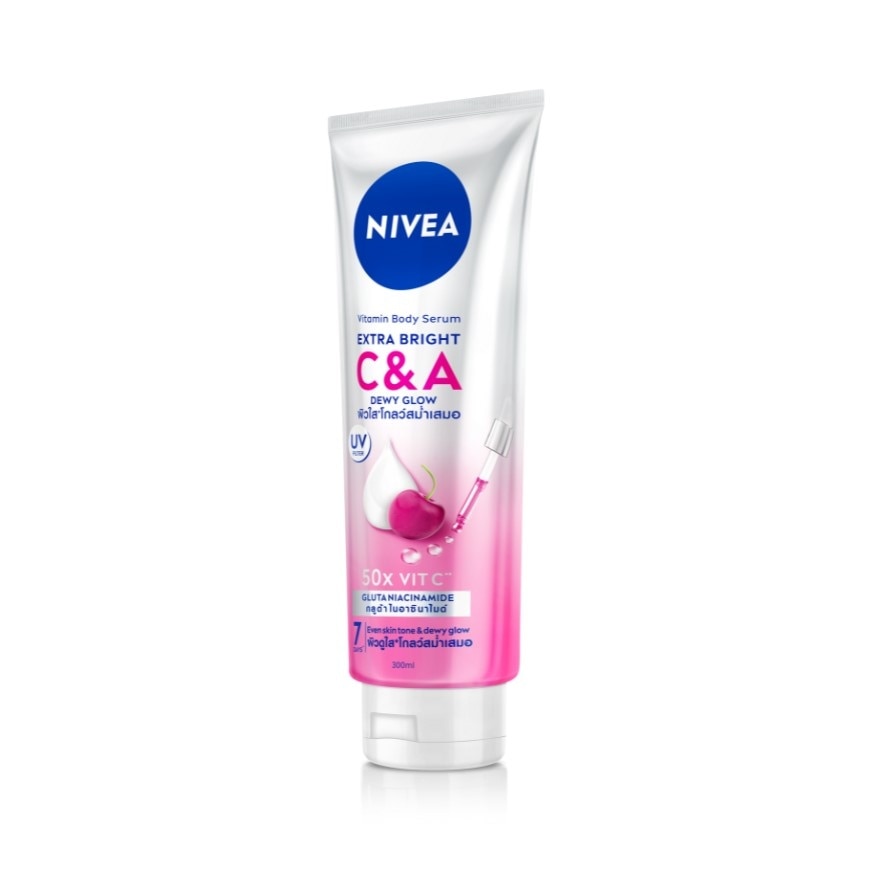 NIVEA Extra Bright Body Serum Lotion Gluta C And A 300ml