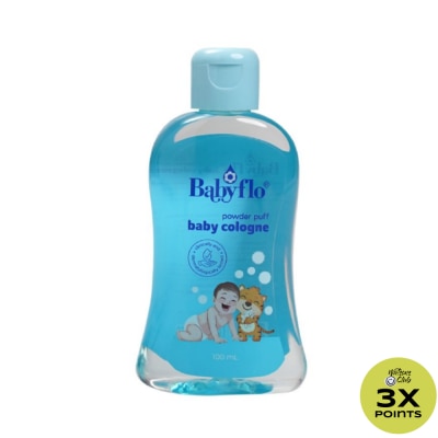 BABYFLO BABYFLO Baby Cologne Powder Puff 100mL