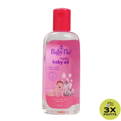 BABYFLO BABYFLO Baby Oil Regular Scent - Red 100mL