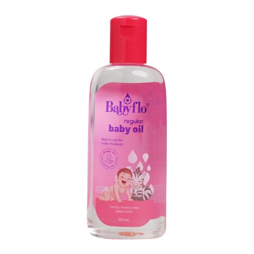 BABYFLO Baby Oil Regular Scent - Red 100mL