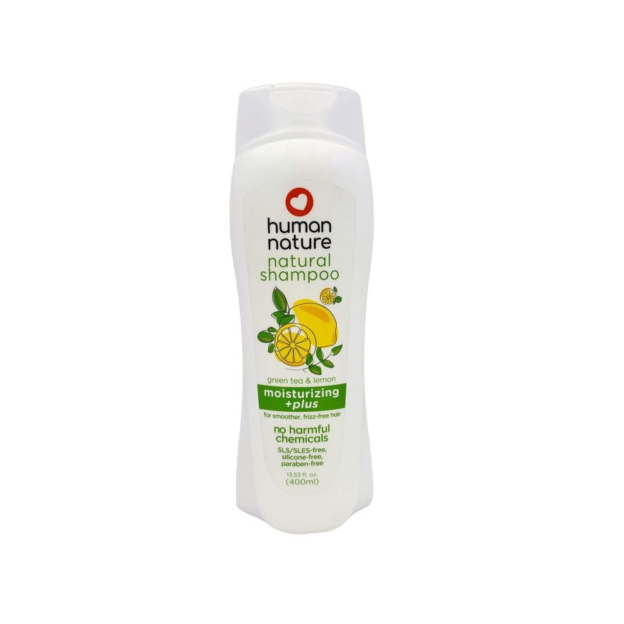 HUMAN NATURE Moisturizing Plus Shampoo Green Tea 400ml