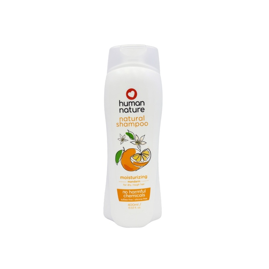 HUMAN NATURE Moisturizing Shampoo Mandarin With Cream Foam 400ml