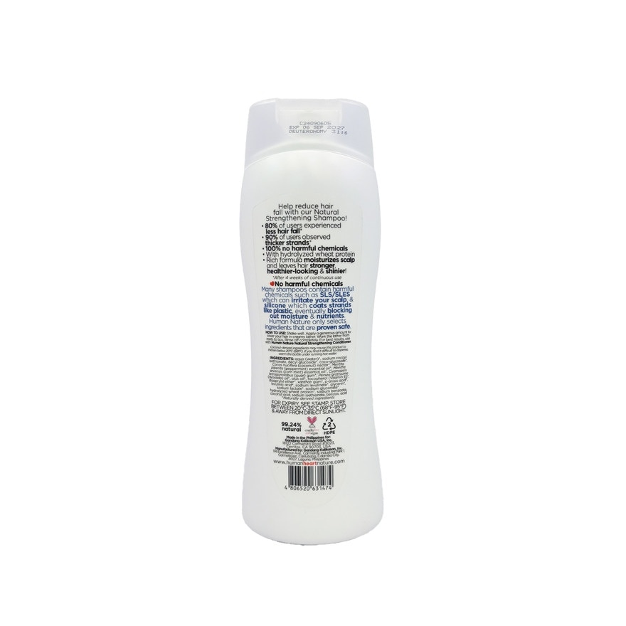 HUMAN NATURE Strengthening Shampoo Peppermint 400ml