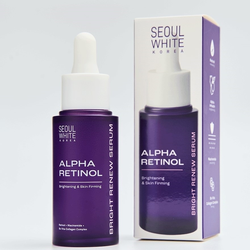 SEOUL WHITE Alpha Retinol Brightening & Skin Firming Serum 30ml