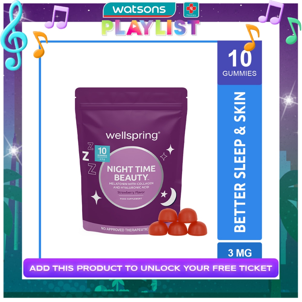 WELLSPRING Nighttime Beauty Gummies 10s