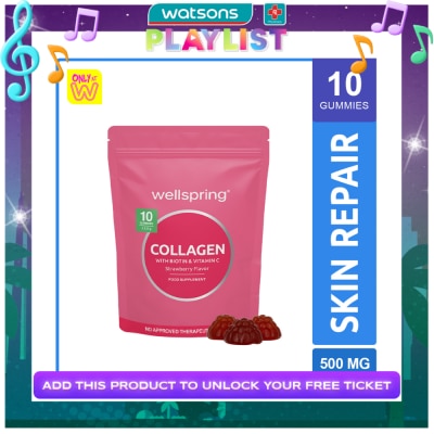 WELLSPRING WELLSPRING Collagen With Biotin And Vit C Gummies 10s