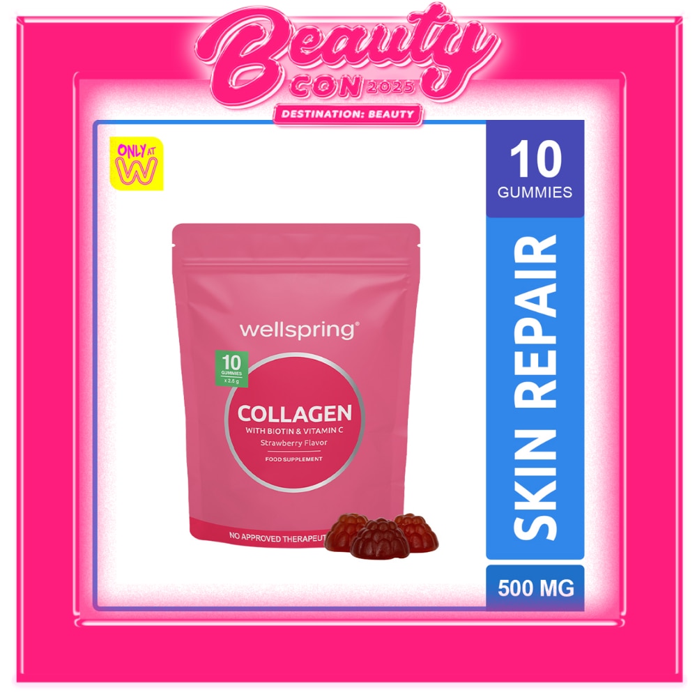 WELLSPRING Collagen With Biotin And Vit C Gummies 10s