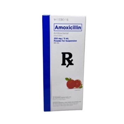 WATSONS GENERICS WATSONS GENERICS Amoxicillin 250mg Powder for Suspension 60ml [PRESCRIPTION REQUIRED]