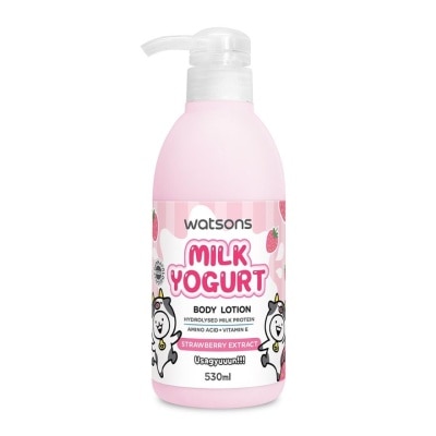 WATSONS WATSONS Usagyuuun Milk Yogurt Body Lotion Strawberry 530ml