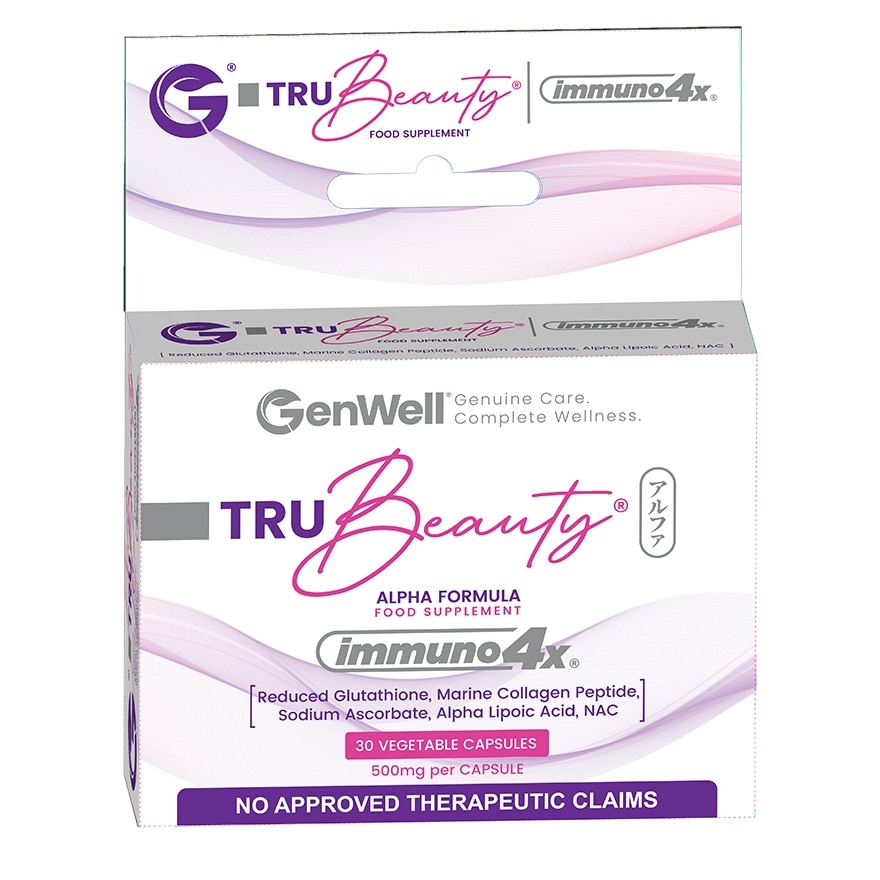 GENWELL TruBeauty Food Supplement 500mg 30s