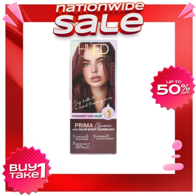 HUED HUED Prima Classic Permanent Hair Color Upgraded Formula 7.45 Wine Red