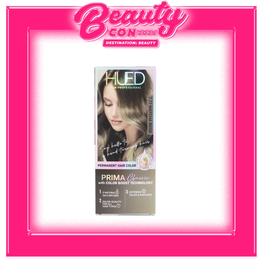 HUED Prima Classic Permanent Hair Color Upgraded Formula 7.77 Match Beige