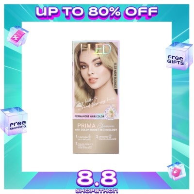 HUED HUED Prima Classic Permanent Hair Color Upgraded Formula 8.32 Ash Blonde