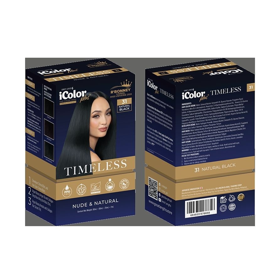 ICOLOR Plus Timeless Natural Black 192ml