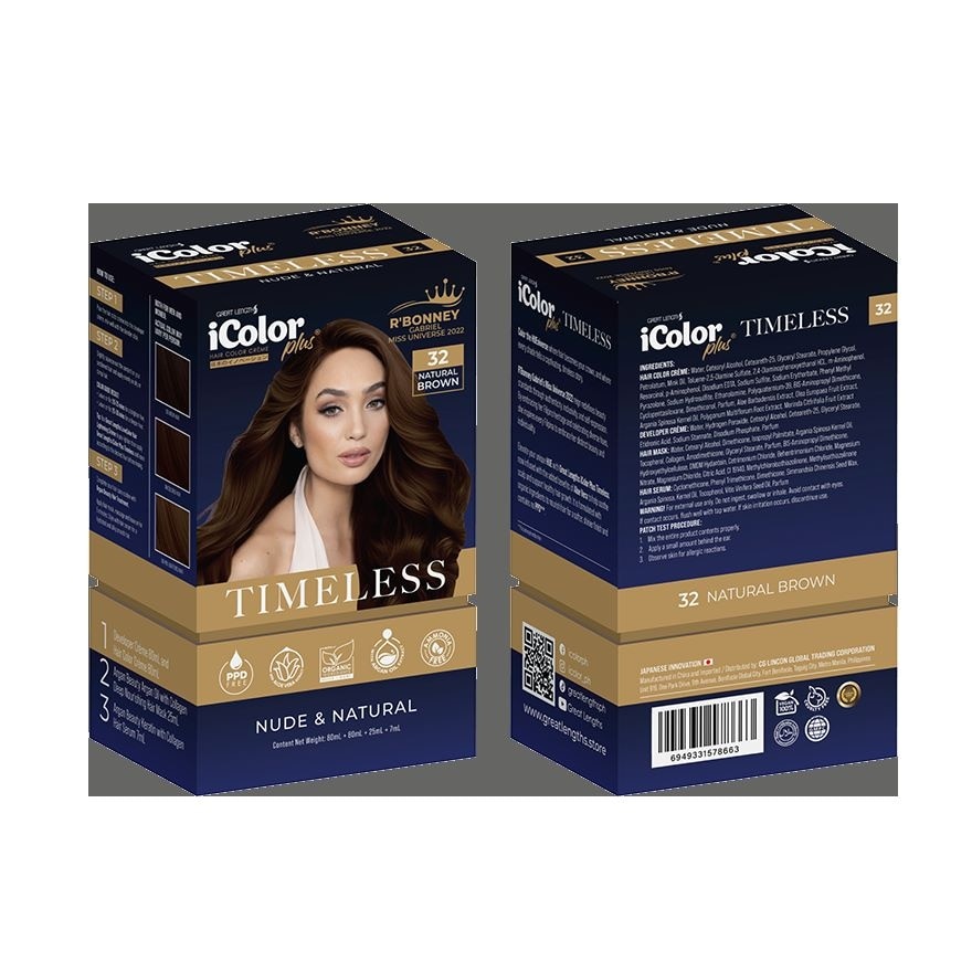 ICOLOR Plus Timeless Natural Brown 192ml