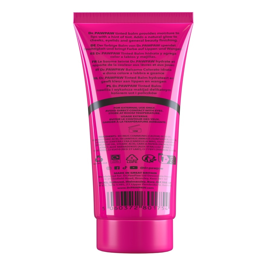 DR PAWPAW Hot Pink Balm 25ml