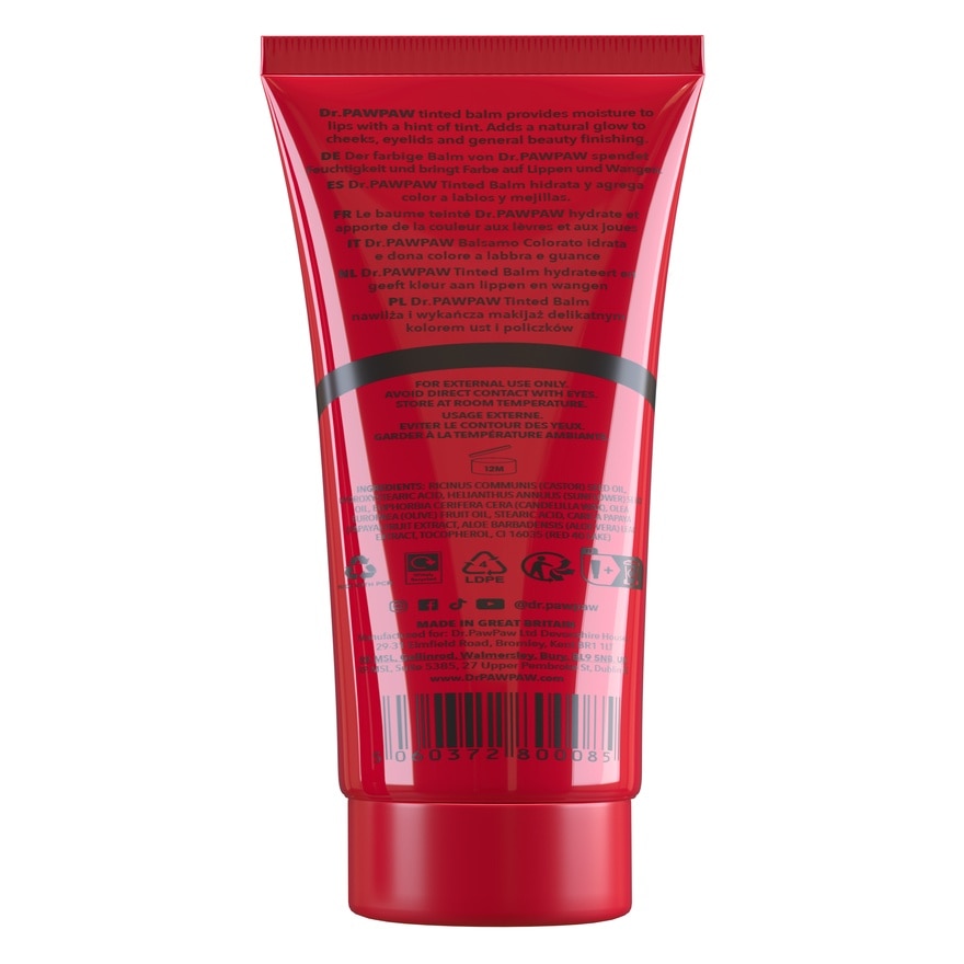 DR PAWPAW Tinted Ultimate Red Balm 25ml