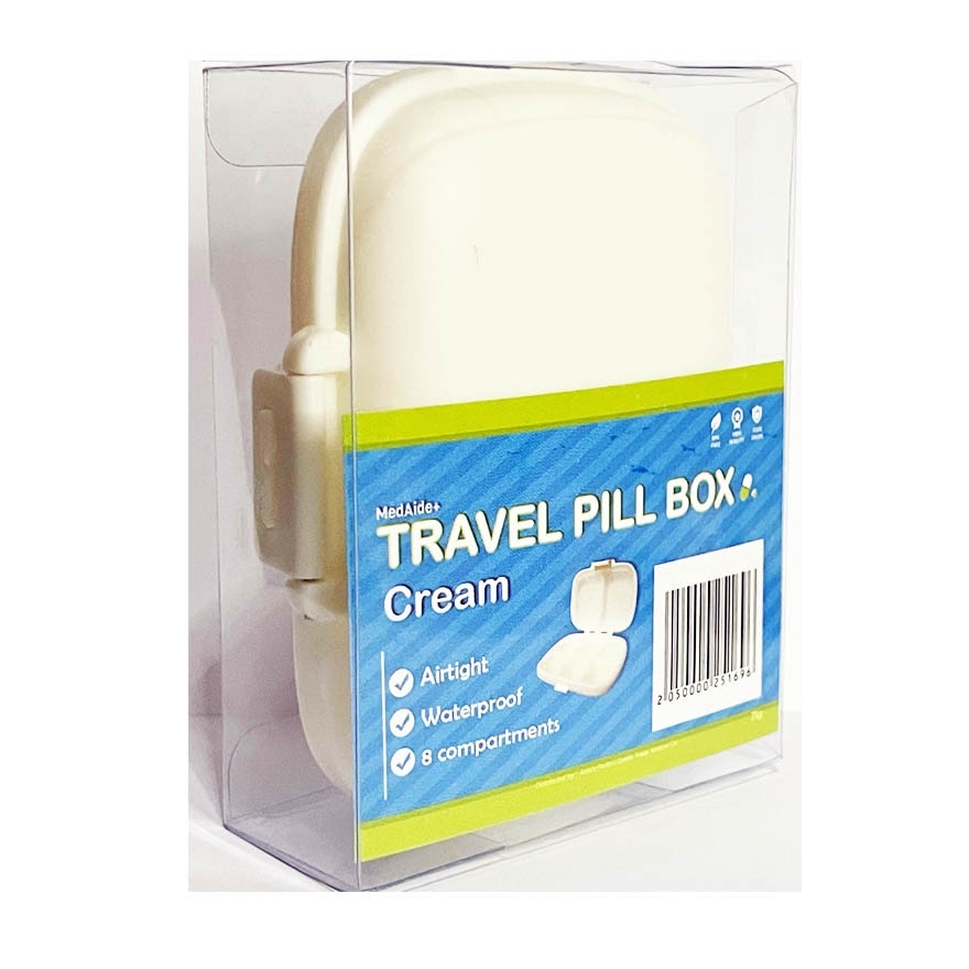 MEDAIDE Travel Pill Box - Cream