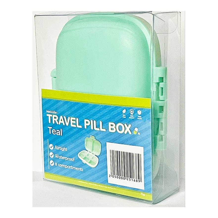 MEDAIDE Travel Pill Box - Teal