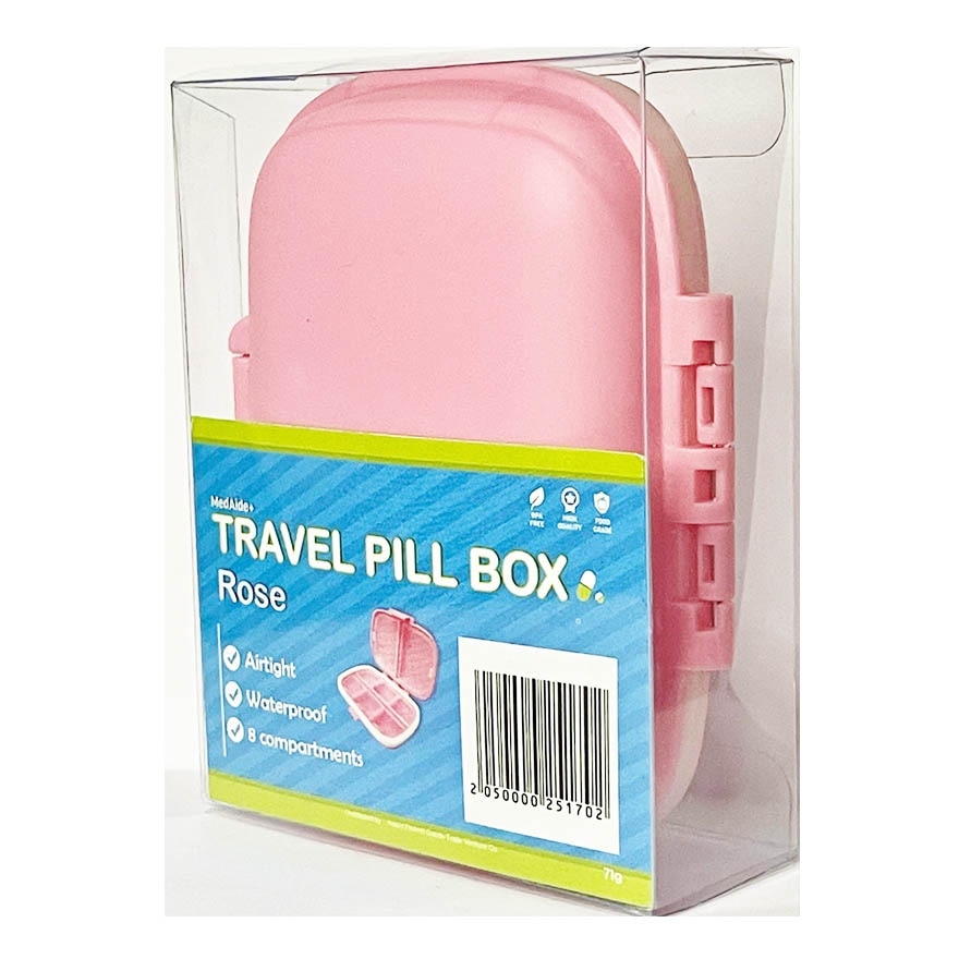 MEDAIDE Travel Pill Box - Rose