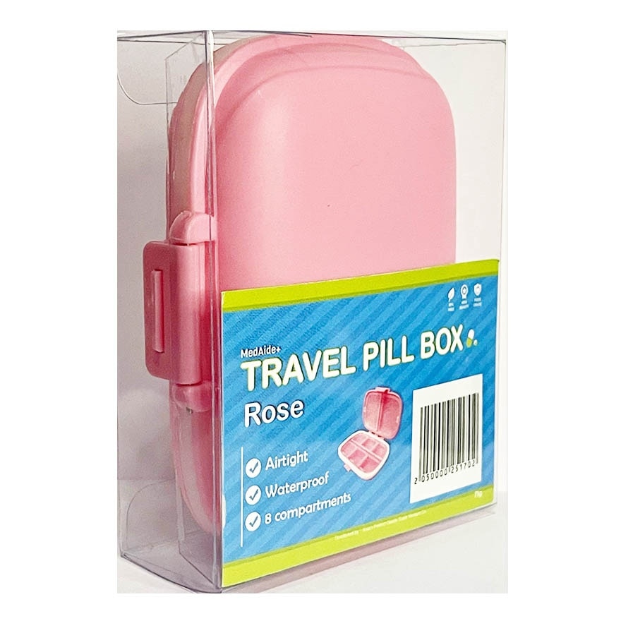 MEDAIDE Travel Pill Box - Rose