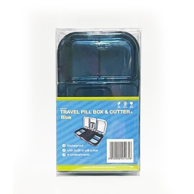 MEDAIDE MEDAIDE Travel Pill Box & Cutter Blue