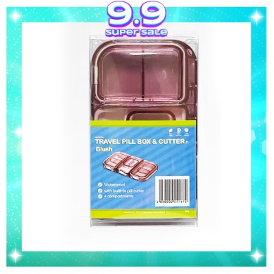 MEDAIDE MEDAIDE Travel Pill Box & Cutter Blush