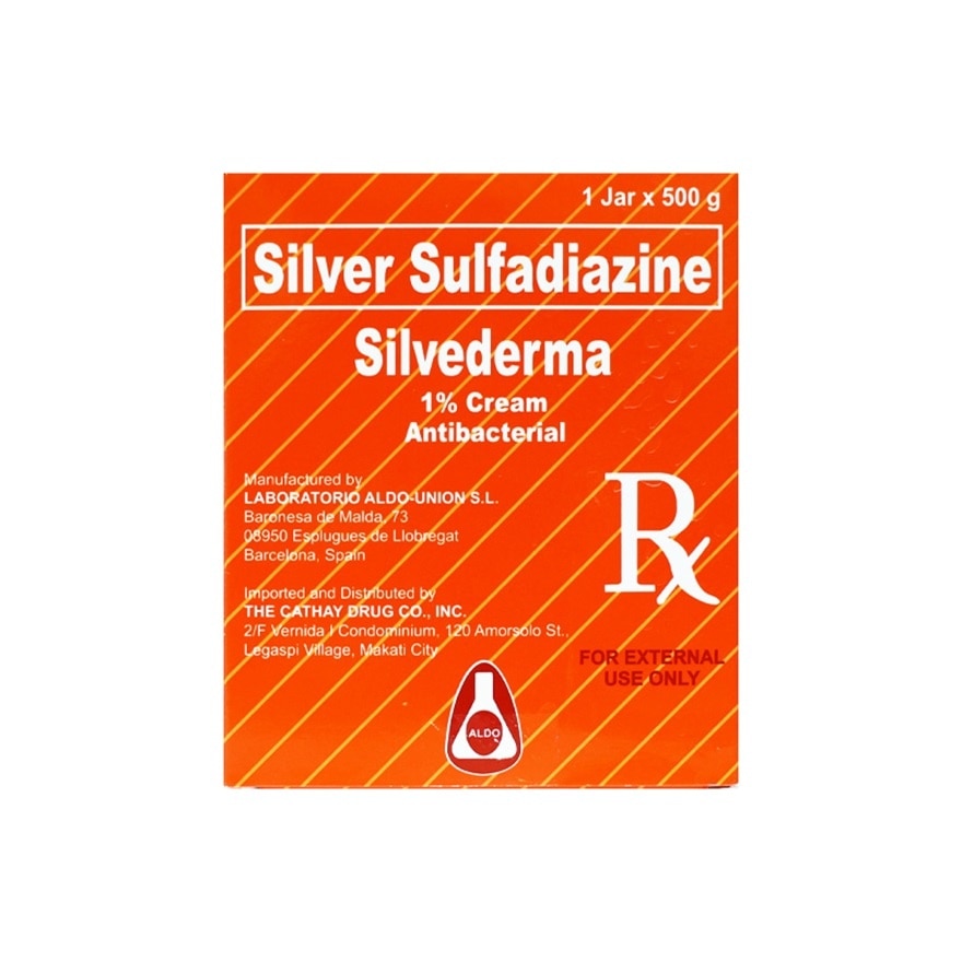 SILVEDERMA 500g Topical Cream (Plastic Jar) [PRESCRIPTION REQUIRED]