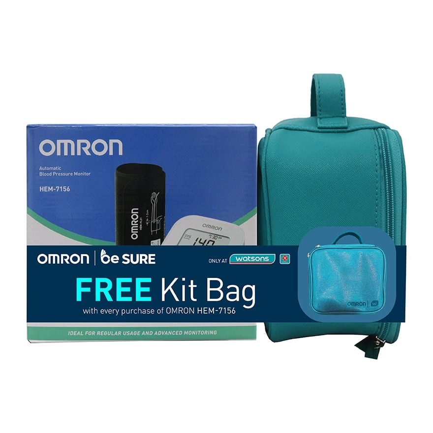 OMRON HEM 7156 With Free Clutch Bag