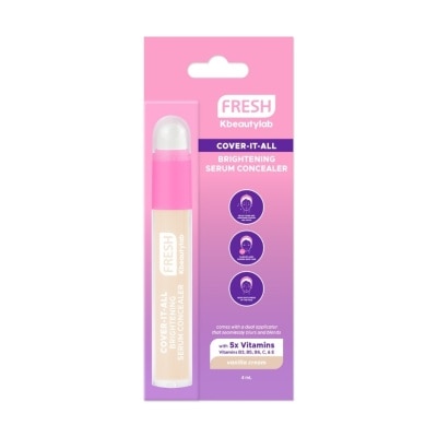 FRESH FRESH Kbeautylab Cover-It-All Brightening Serum Concealer Vanilla Cream 4mL