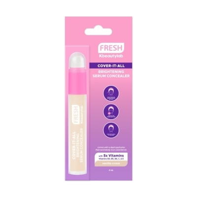 FRESH FRESH Kbeautylab Cover-It-All Brightening Serum Concealer Vanilla Cream 4mL