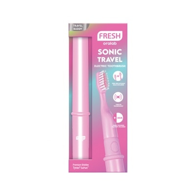 FRESH FRESH Oralab Sonic Travel Electric Toothbrush Pink