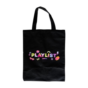 GWP Miine Tote Bag Black Watsons Playlist Merch