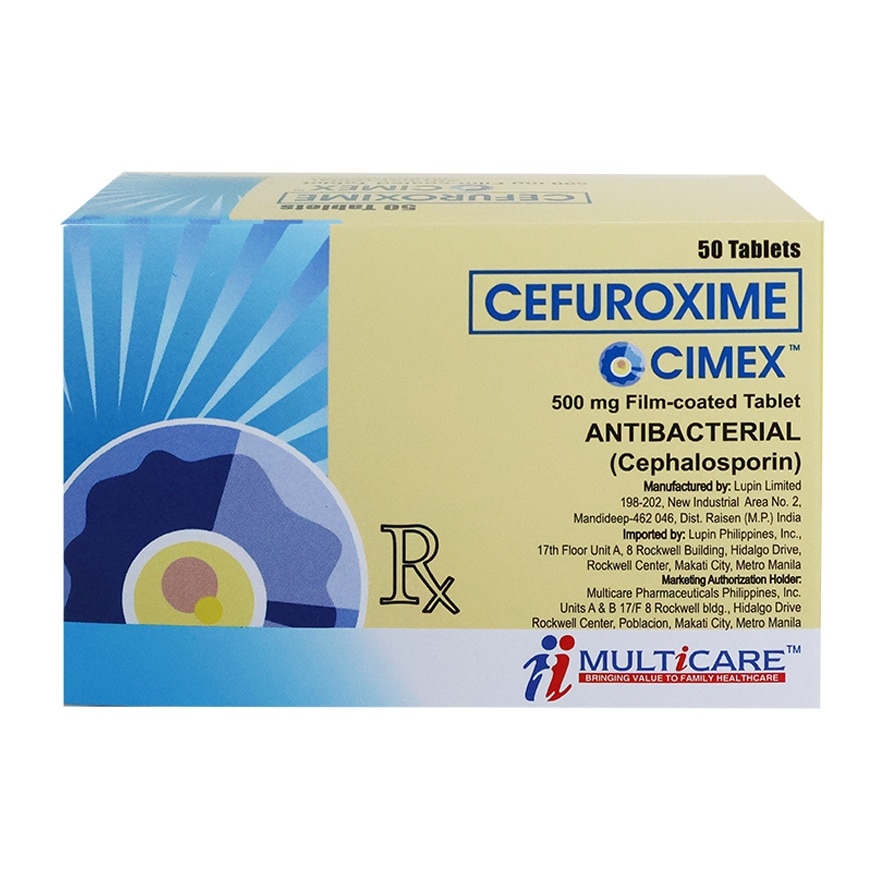 CIMEX 500mg Film Coated Tablet Sold Per Piece [PRESCRIPTION REQUIRED]