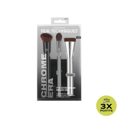REAL TECHNIQUES REAL TECHNIQUES Chrome Era It's Giving Base Brush Set