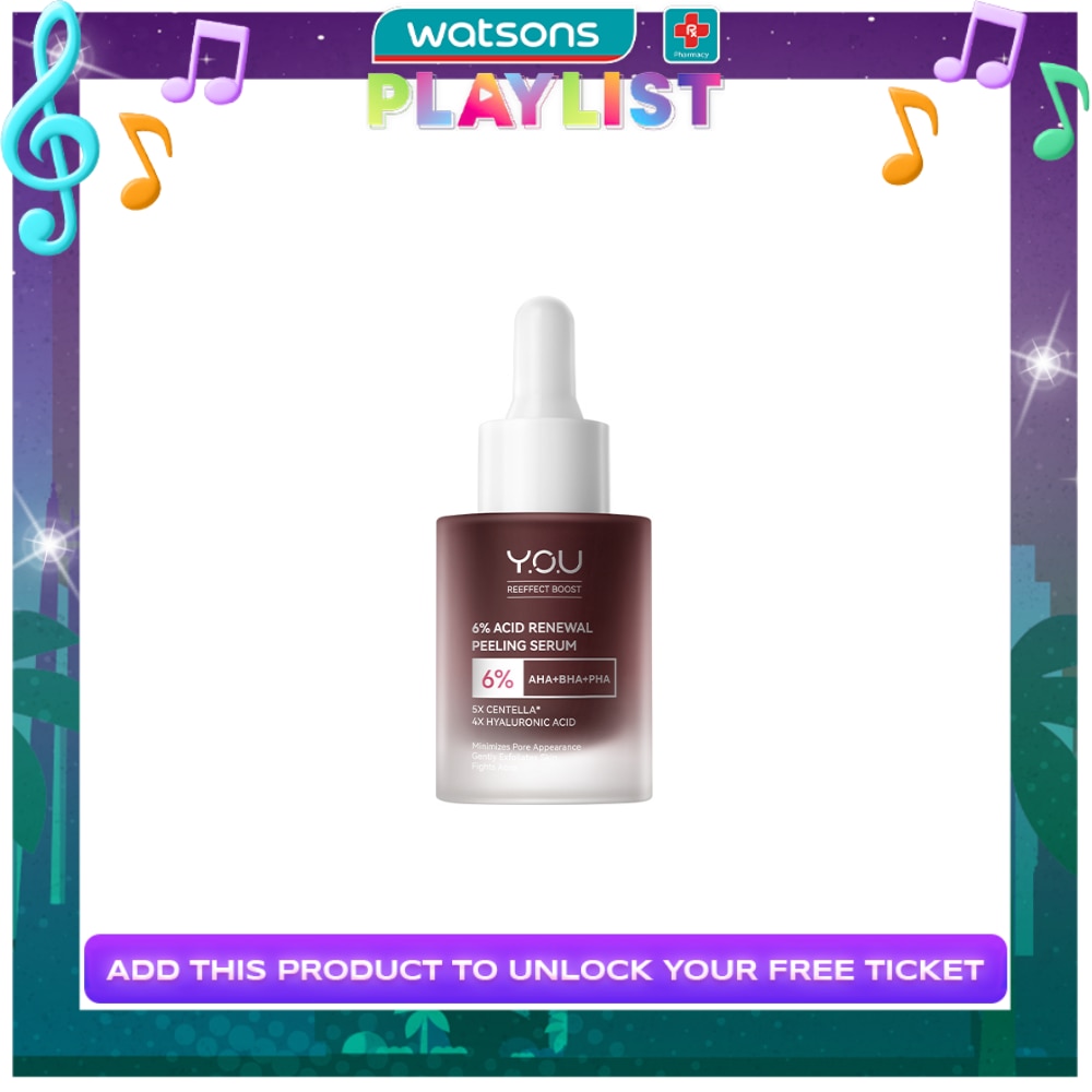 YOU Reeffect Boost 6% Acid Renewal Peeling Serum 20ml