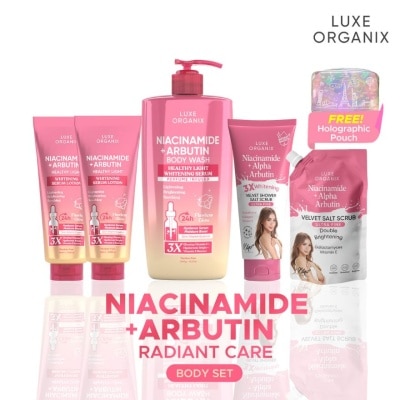 LUXE ORGANIX LUXE ORGANIX Alpha Arbutin Radiance Body Care Set