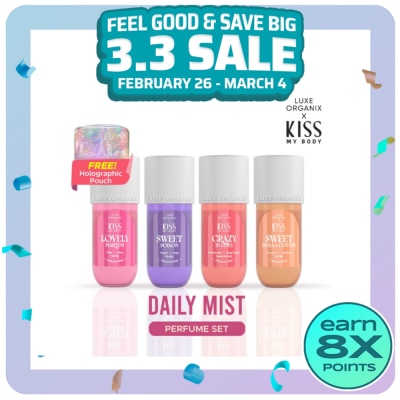 LUXE ORGANIX LUXE ORGANIX X Kiss My Body Daily Perfume Mist Collection
