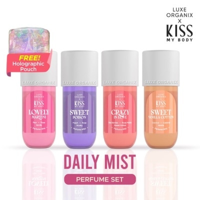 LUXE ORGANIX LUXE ORGANIX X Kiss My Body Daily Perfume Mist Collection