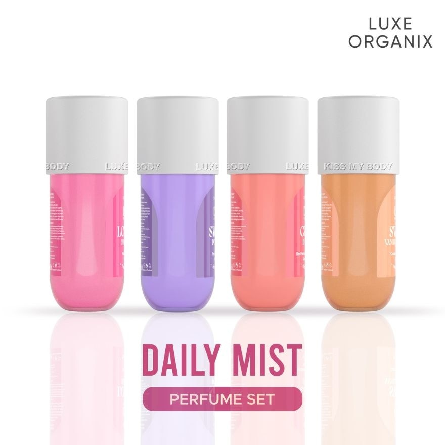 LUXE ORGANIX X Kiss My Body Daily Perfume Mist Collection