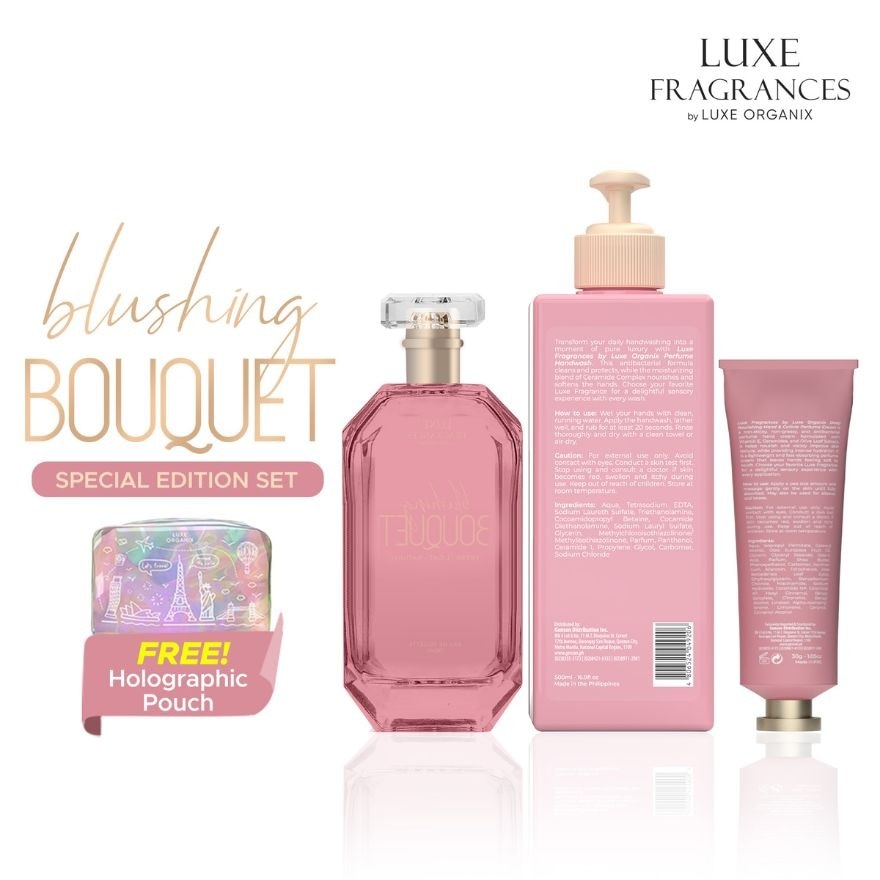 LUXE ORGANIX Blushing Bouquet Gift Set