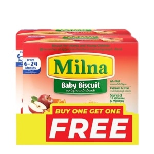 MILNA, MILNA Baby Biscuit Mixed Fruit 130g Promo Pack Watsons