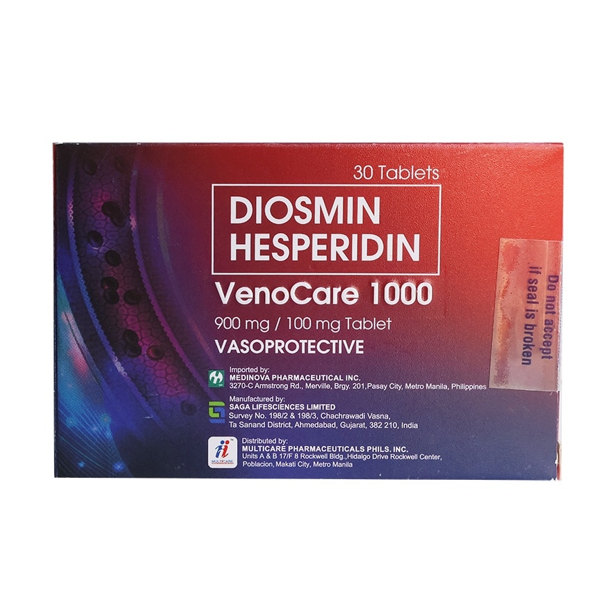 VENOCARE 1000 900mg/100mg Tablet Sold Per Piece [PRESCRIPTION REQUIRED]