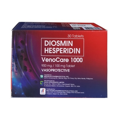 VENOCARE VENOCARE 1000 900mg/100mg Tablet Sold Per Piece [PRESCRIPTION REQUIRED]
