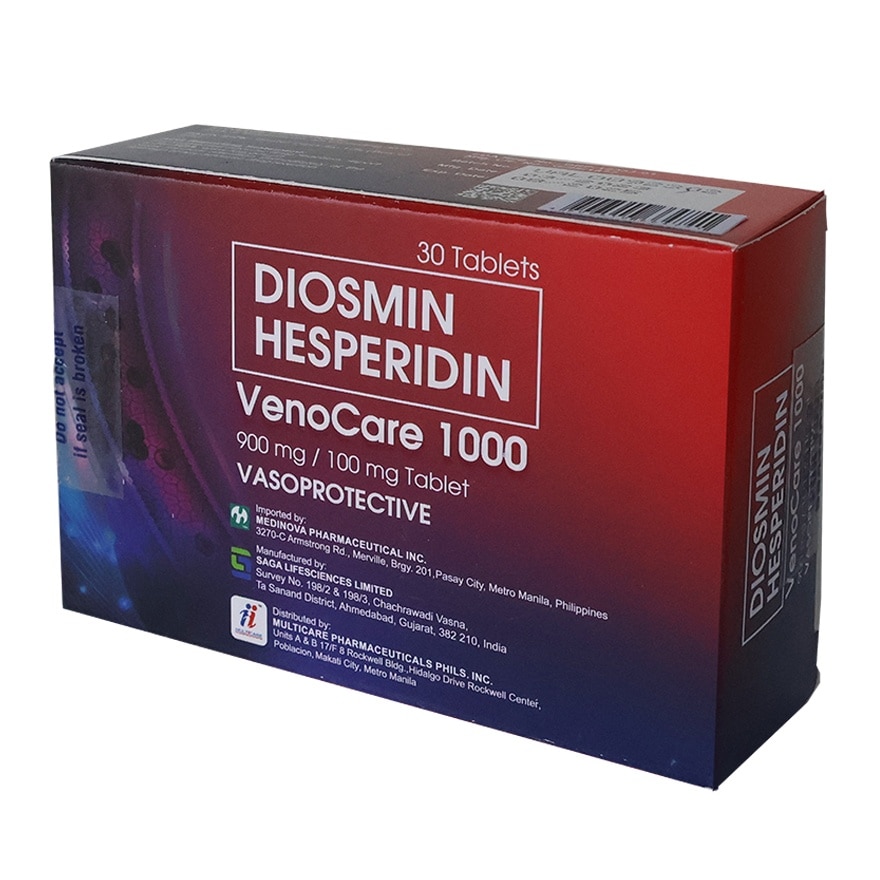 VENOCARE 1000 900mg/100mg Tablet Sold Per Piece [PRESCRIPTION REQUIRED]