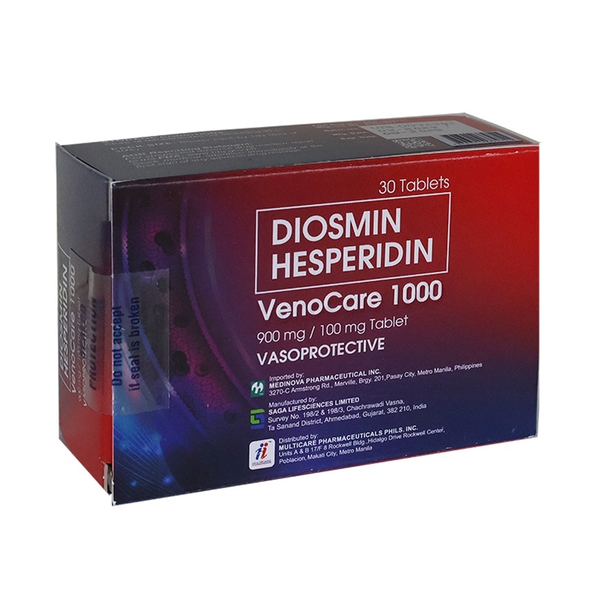VENOCARE 1000 900mg/100mg Tablet Sold Per Piece [PRESCRIPTION REQUIRED]