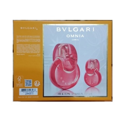 BVLGARI BVLGARI Christmas Set 2024 Omnia Coral EDT 100ml 15ml