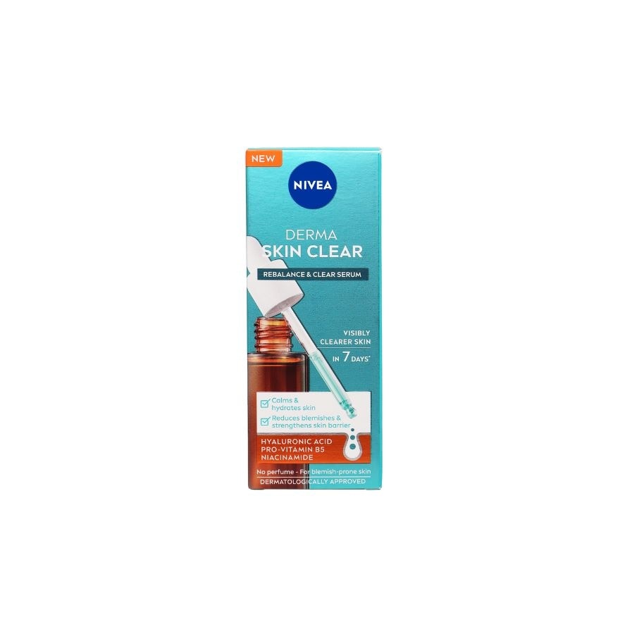 NIVEA Derma Skin Clear Regenerate & Protect Serum 30ml